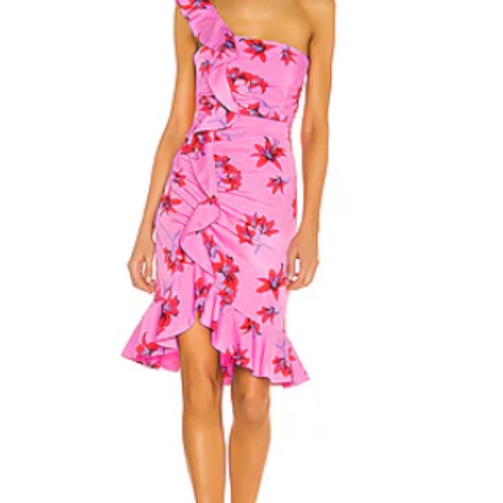 Likely Louis one shoulder cocktail dress